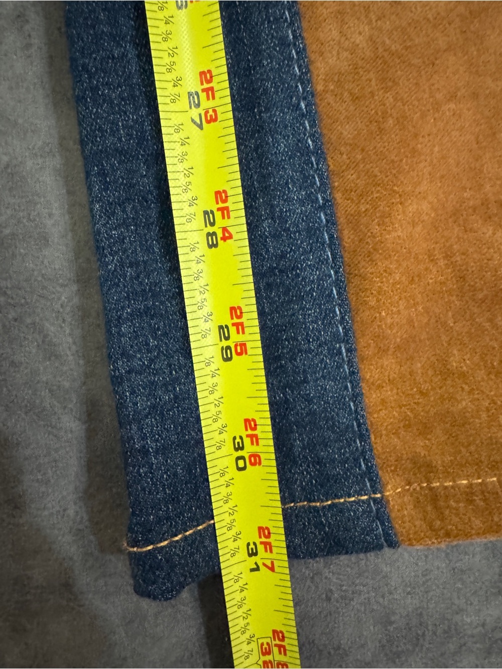 Women Altar D State Fun Retro Flare Denim Jeans Stripes Festival Boho Chic Sz29 - Picture 6 of 8
